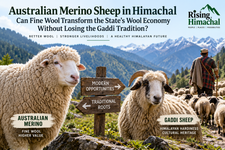 Australian Merino Sheep in Himachal: Impact on Gaddi Sheep & Wool Economy